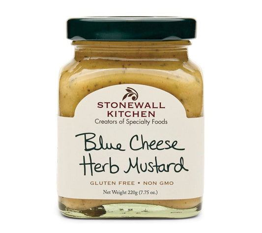 Blue Cheese Herb Mustard von Stonewall Kitchen kaufen | Aromatisch, intensiv, würzig | Perfekt zu gegrilltem Fleisch und Huhn