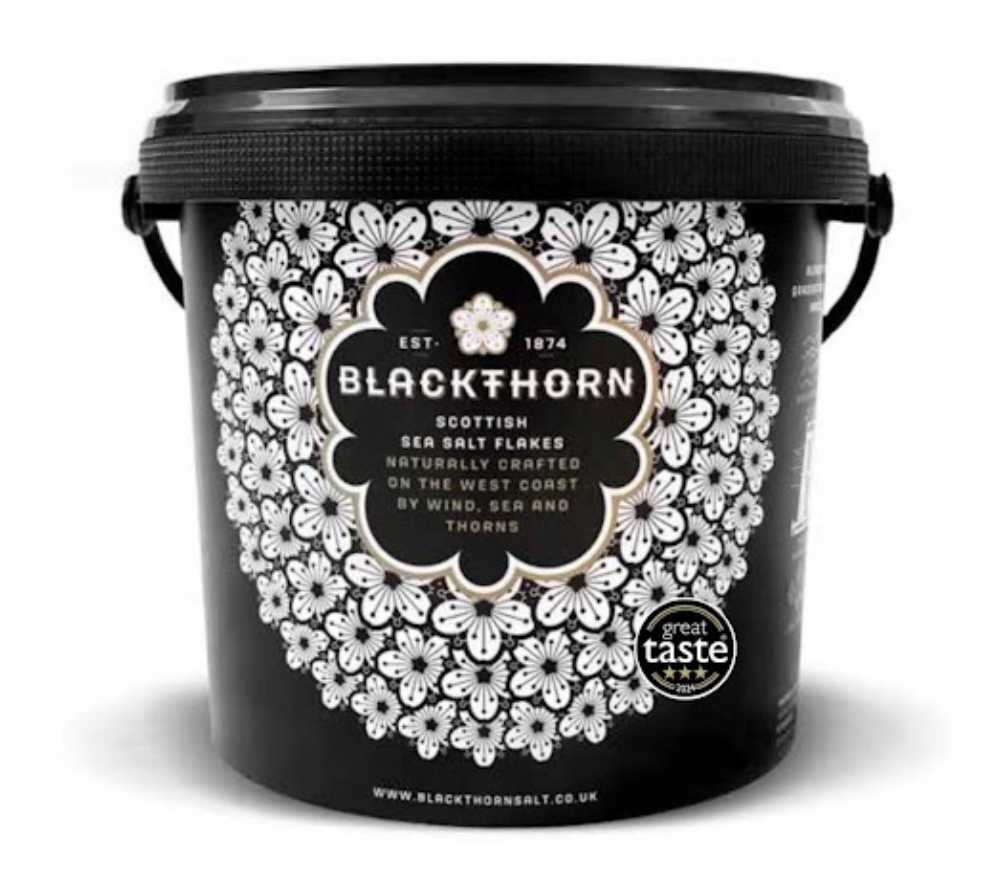 Blackthorn Sea Salt 1,4kg kaufen | Handgeschöpftes Meersalz aus Schottland | Intensiver Geschmack mit Meeresnote | Europaweiter Versand | Jetzt entdecken!