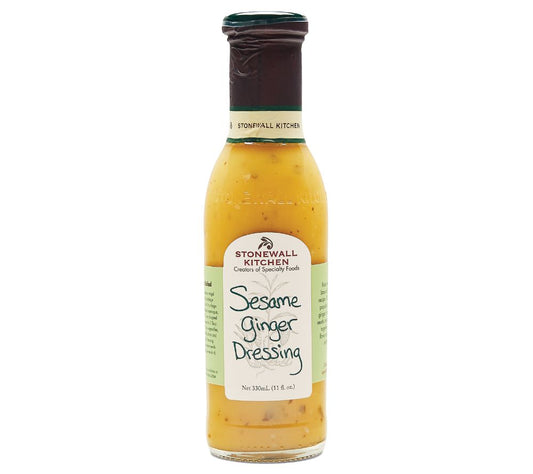 Sesame Ginger Dressing von Stonewall Kitchen bestellen | Mit Ingwer, Sesam & Orangensaft | Passt zu Salaten, Bowls, Tofu & Grillgerichten | EU-weiter Versand