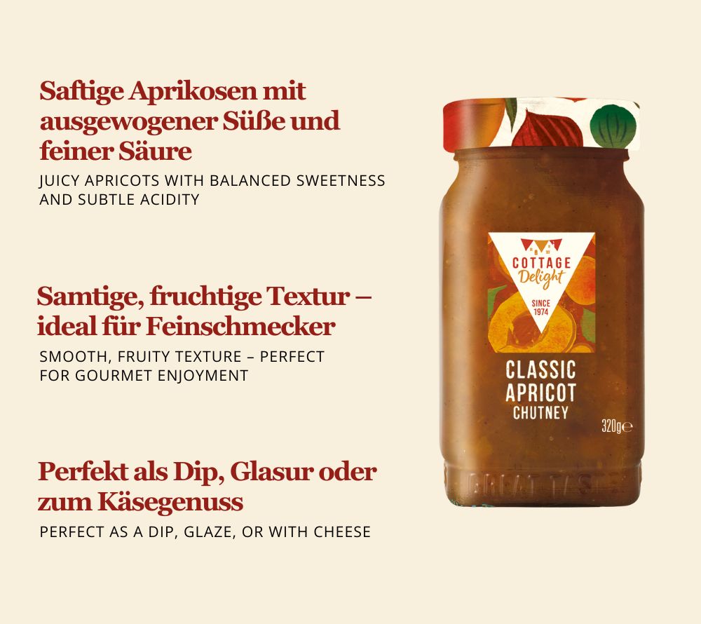 Classic Apricot Chutney (320 g Glas)