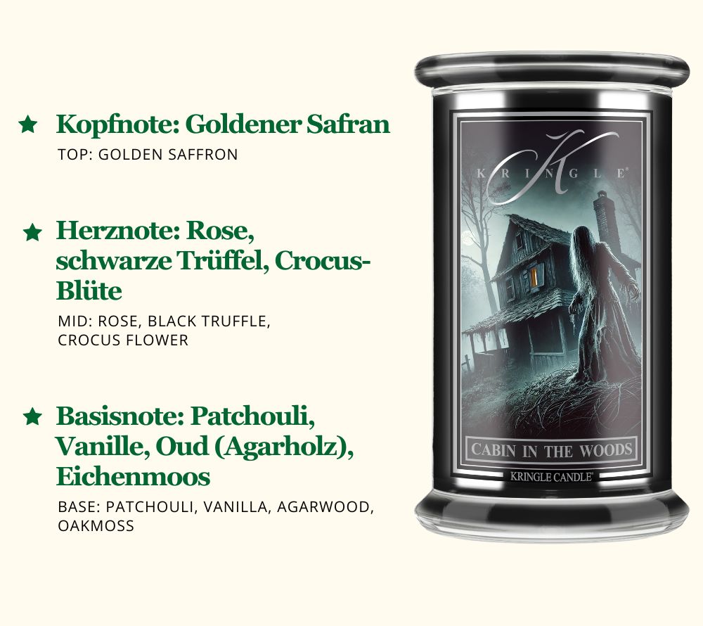 Halloween Duftkerze | Goldenen Safran, erdige Trüffel und Crocus-Blüten | Patchouli, Vanille, Rose & Eichenmoos Europaweiter Versand | Jetzt bestellen!