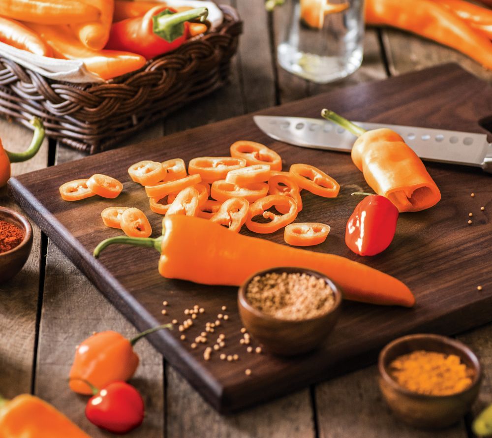 Banana Pepper Hot Sauce von Miller’s kaufen – original US-Sauce mit süß-scharfem Geschmack & Scovie™-Auszeichnung. Ideal für Burger, BBQ, Käse & Geschenke.