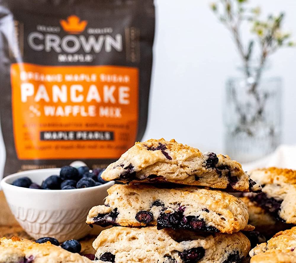 Organic Maple Sugar Pancake & Waffle Mix 16oz von Crown Maple LLC kaufen | Ahorn, zart, süß | Ideal für Waffeln und Pancakes zum Frühstück