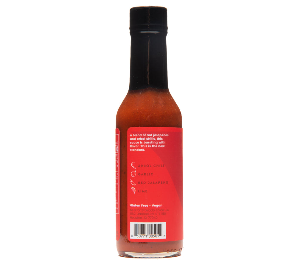 Arbol Chili & Garlic Hot Sauce von Bravado Spice Co kaufen | würzig, scharf, zitronig | Ideal als Taco-Würze, Grillsoße, Dip