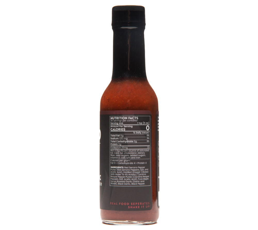 Black Garlic Carolina Reaper Hot Sauce von Bravado Spice Co kaufen | feurig, aromatisch, harmonisch | Ideal als Fleischmarinade, Würzsoße