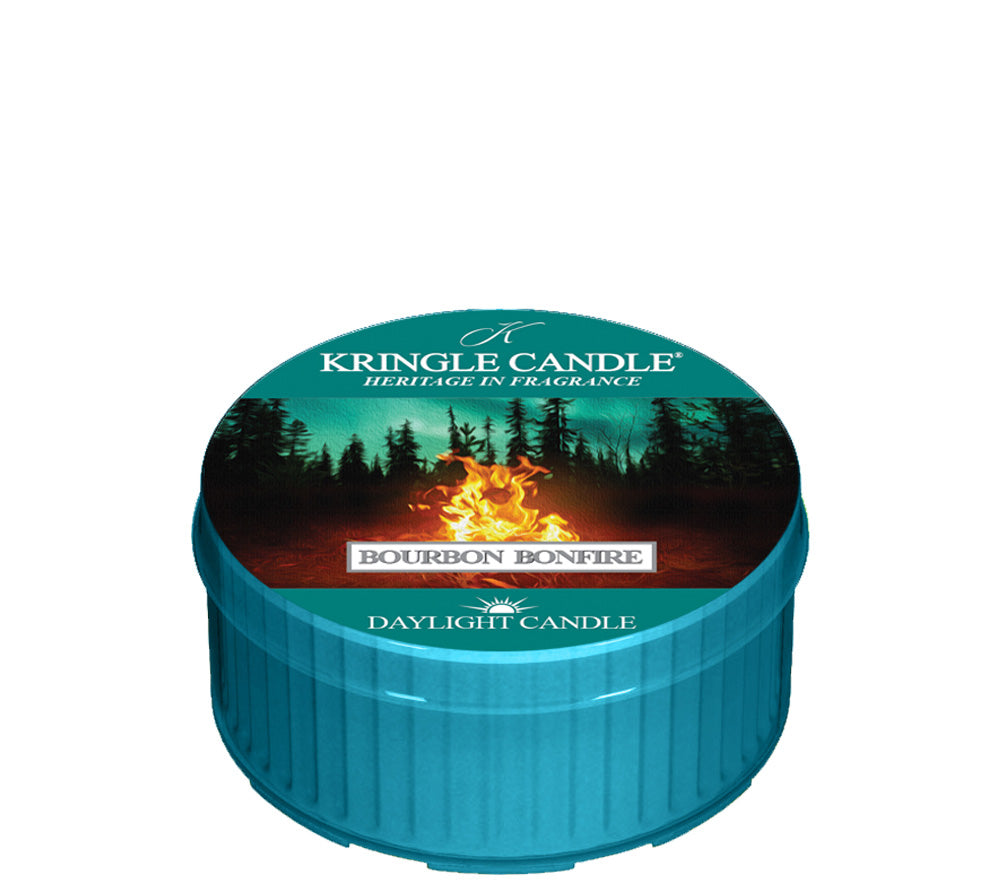 Kringle Daylight Bourbon Bonfire von Kringle Candle kaufen | Duft: Zimtig, Rauchig, Vanille, Whiskey | Brenndauer: 12 Stunden