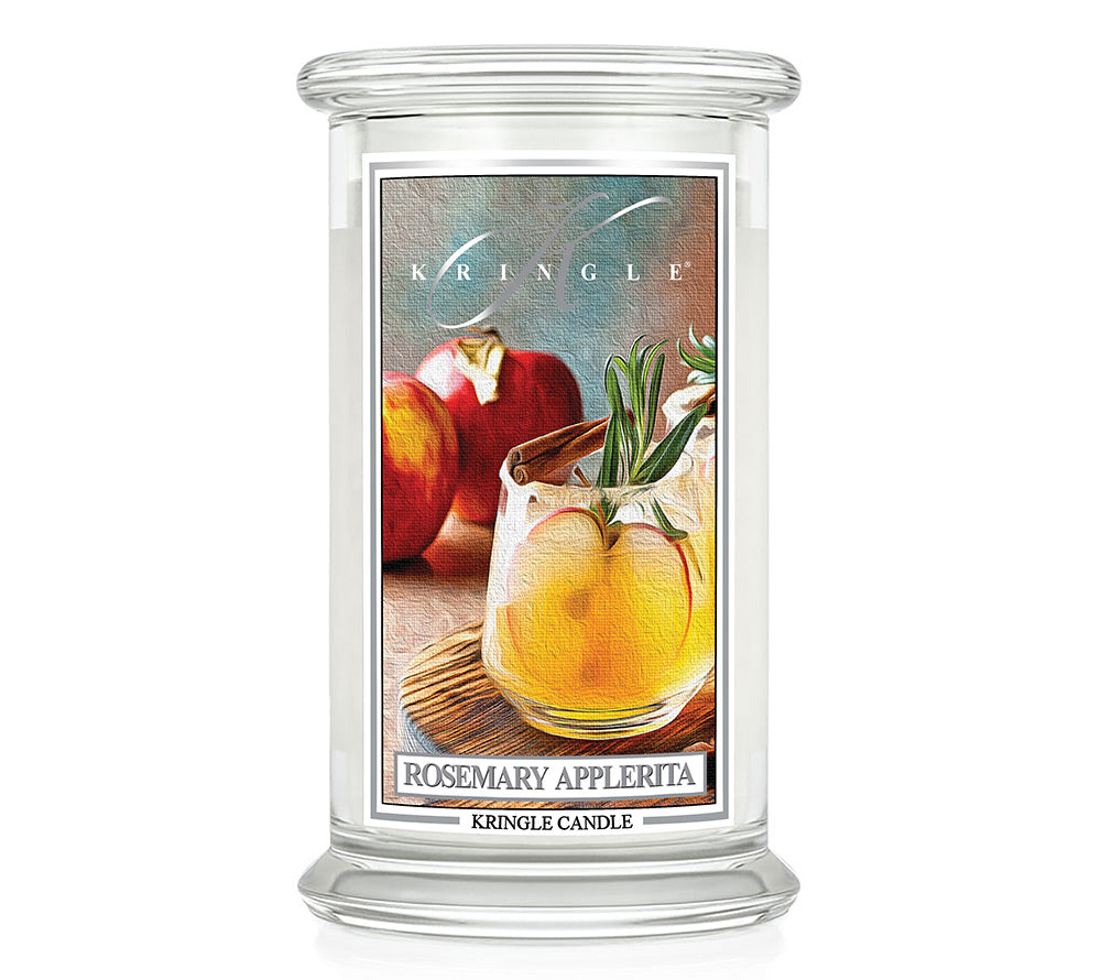Kringle Jar Large Rosemary Applerita von Kringle Candle kaufen | Duft: Zimtig, Süß, Frisch, Fruchtig, Zitrus | Brenndauer: 100 Stunden