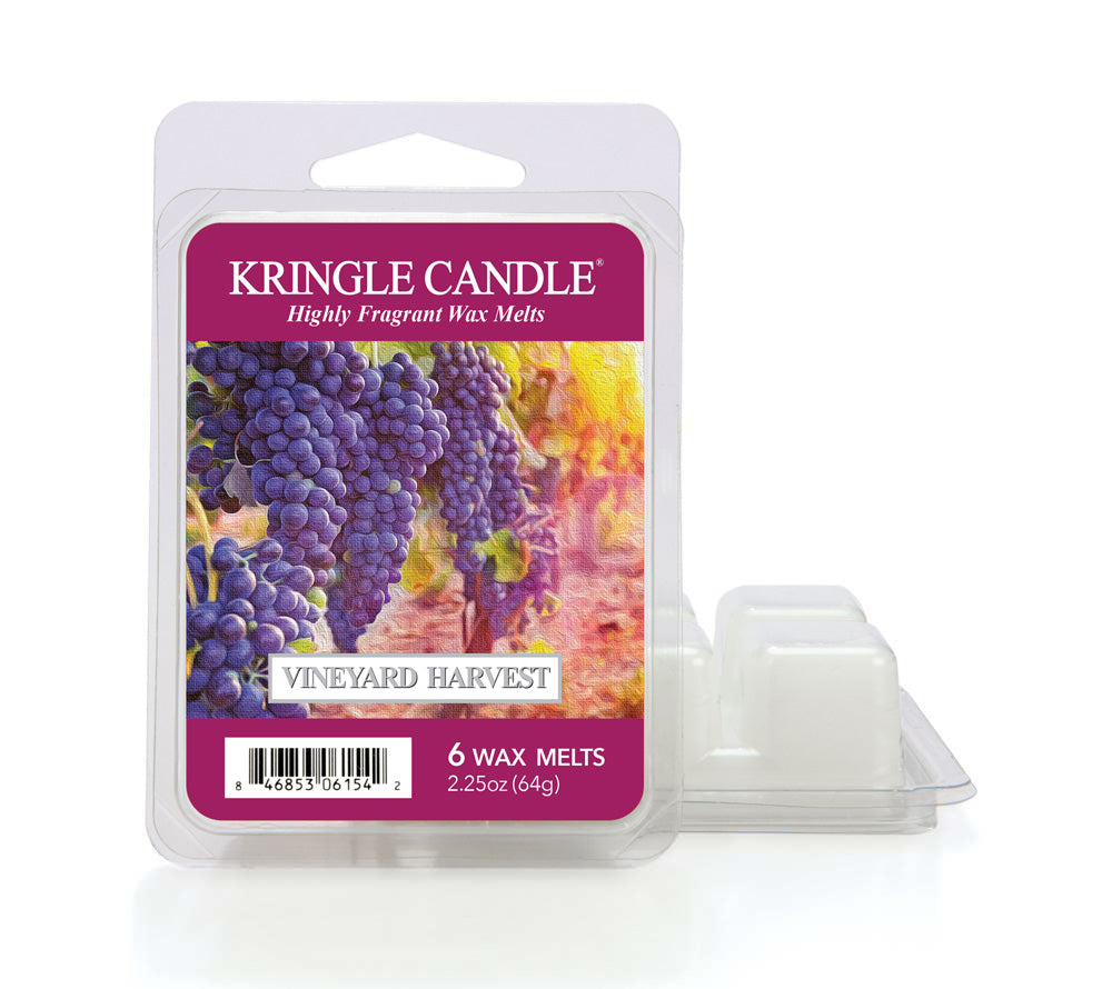 Kringle Wax Melts 6 pcs Vineyard Harvest von Kringle Candle kaufen | Duft: Zimtig, Blumig, Fruchtig, Süß, Vanille | Mehrmals schmelzbar