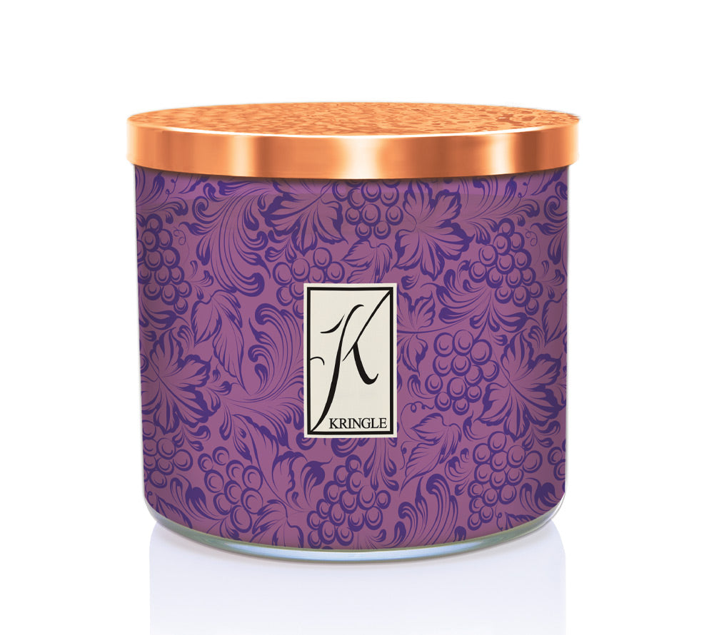 14.5oz Soy Jar Vineyard Harvest von Kringle Candle kaufen | Duft: Zimtig, Blumig, Fruchtig, Süß, Vanille | Brenndauer: 45 Stunden