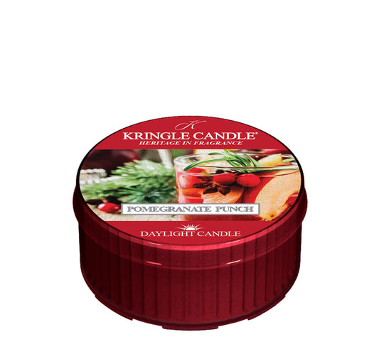 Kringle Daylight Pomegranate Punch von Kringle Candle kaufen | Duft: Zimtig, blumig, Granatapfel, Cranberry | Brenndauer: 12 Stunden