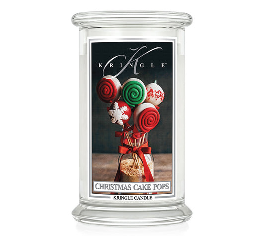 Kringle Jar Large Christmas Cake Pops von Kringle Candle kaufen | Duft: Süß, Vanille, Zitrus, Streusel | Brenndauer: 100 Stunden