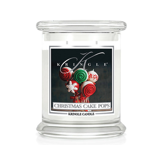 Kringle Jar Medium Christmas Cake Pops von Kringle Candle kaufen | Duft: Süß, Vanille, Zitrus, Streusel | Brenndauer: 75 Stunden