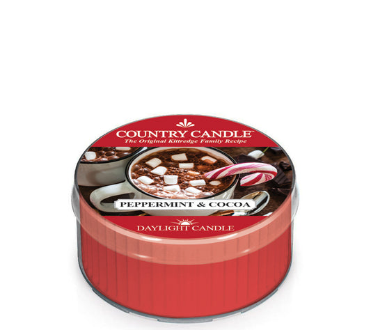 Country Daylight Peppermint & Cocoa von Country Candle kaufen | Duft: Süß, Pfefferminze, Schoko, Vanille | Brenndauer: 12 Stunden