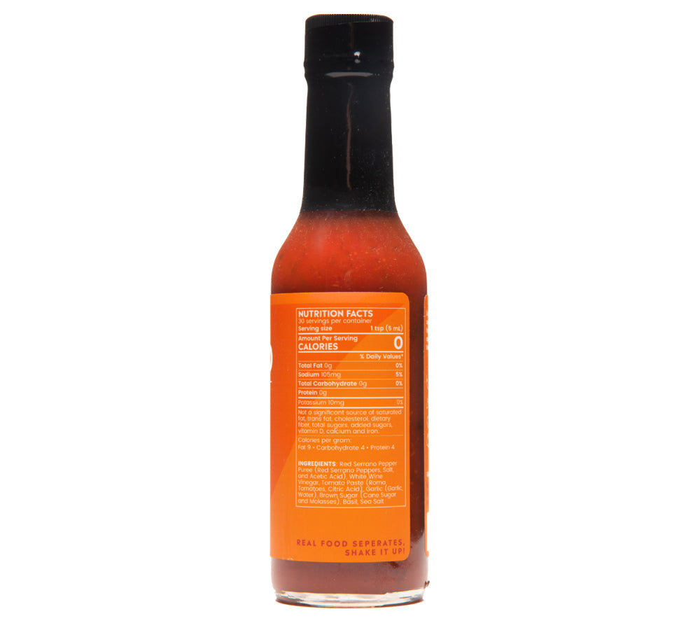 Serrano & Basil Hot Sauce von Bravado Spice Co kaufen | mild, aromatisch, vielseitig | Ideal als Pizza-Würze, Pasta-Soße, Tacos