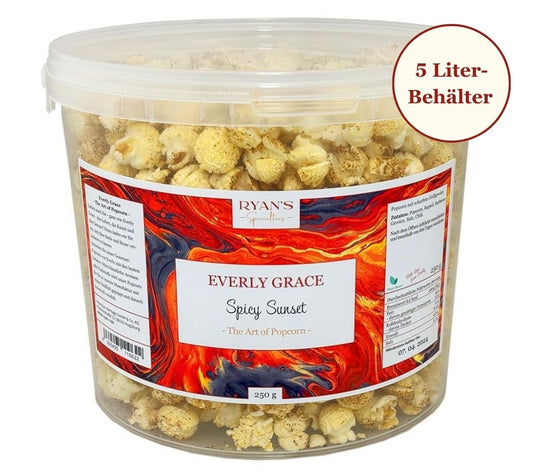Everly Grace Popcorn Spicy Sunset (5 Liter - 250 g)