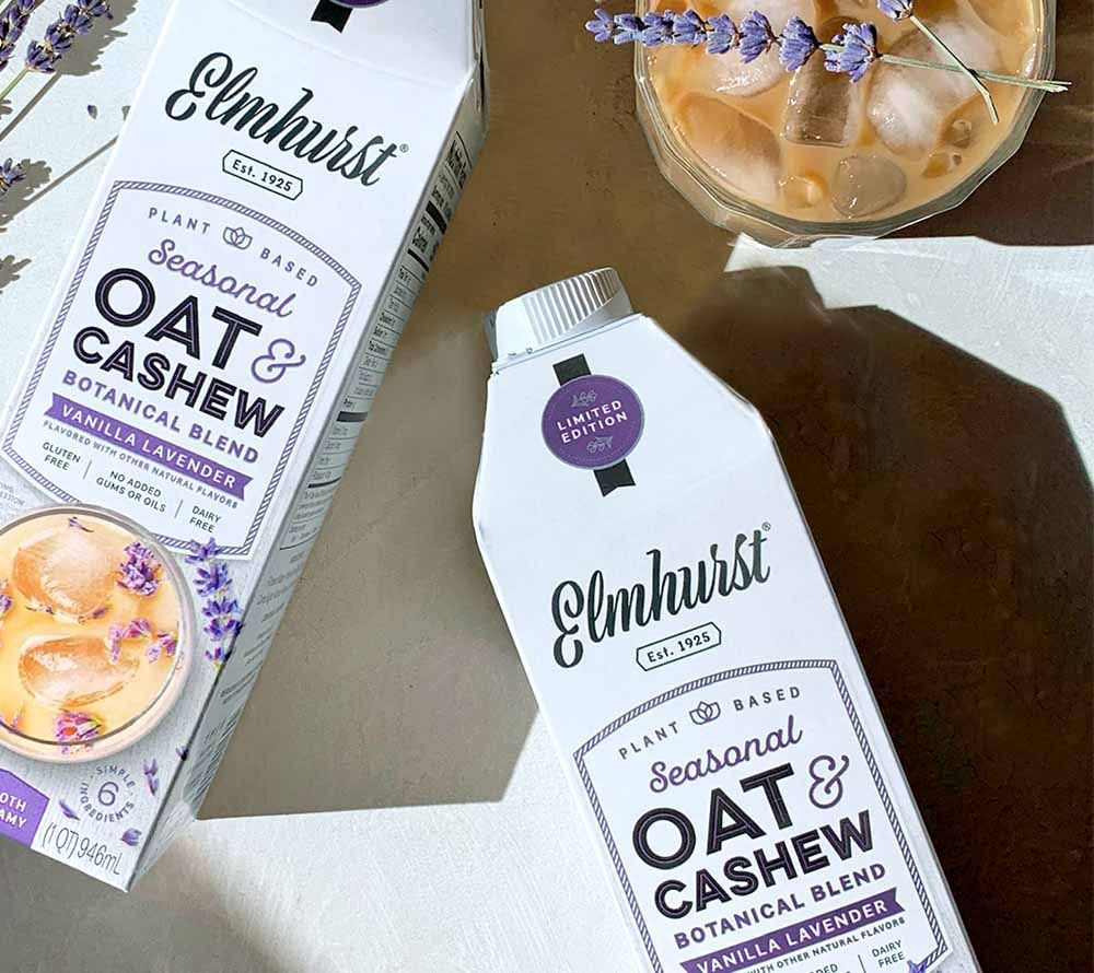 Vanilla Lavender Botanical Blend von Elmhurst kaufen | Lavendel, Hafer, Cashew – cremig und blumig | Ideal für Drinks und Cocktails | Internationaler Versand