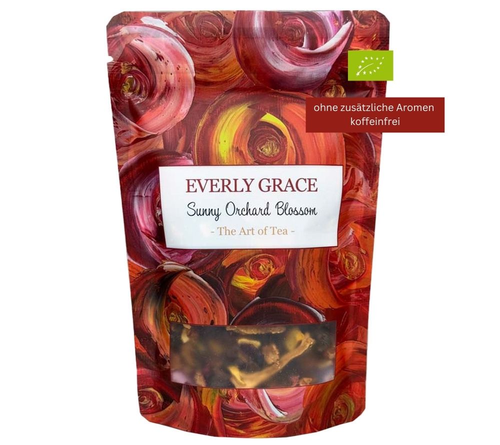 Sunny Orchard Blossom Tea von Everly Grace (100 g-Beutel Bio-Tee)