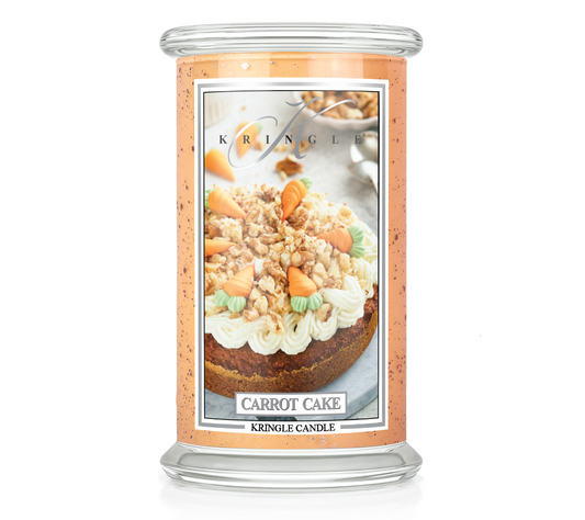 Kringle Candle Carrot Cake Large kaufen | Limited Edition | verführerischen Duft aus Zimt, Ingwer, Vanille und einem Hauch Buttercreme