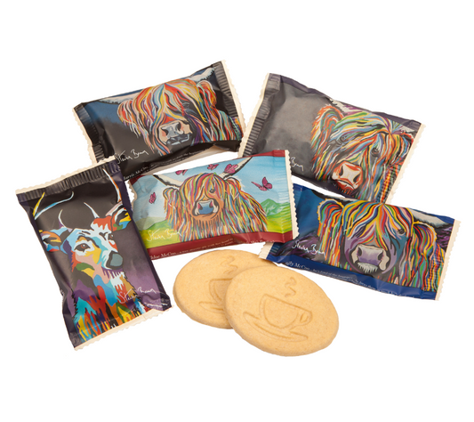 Shortbread Steven Brown All Butter Thins Assorted Foodservice