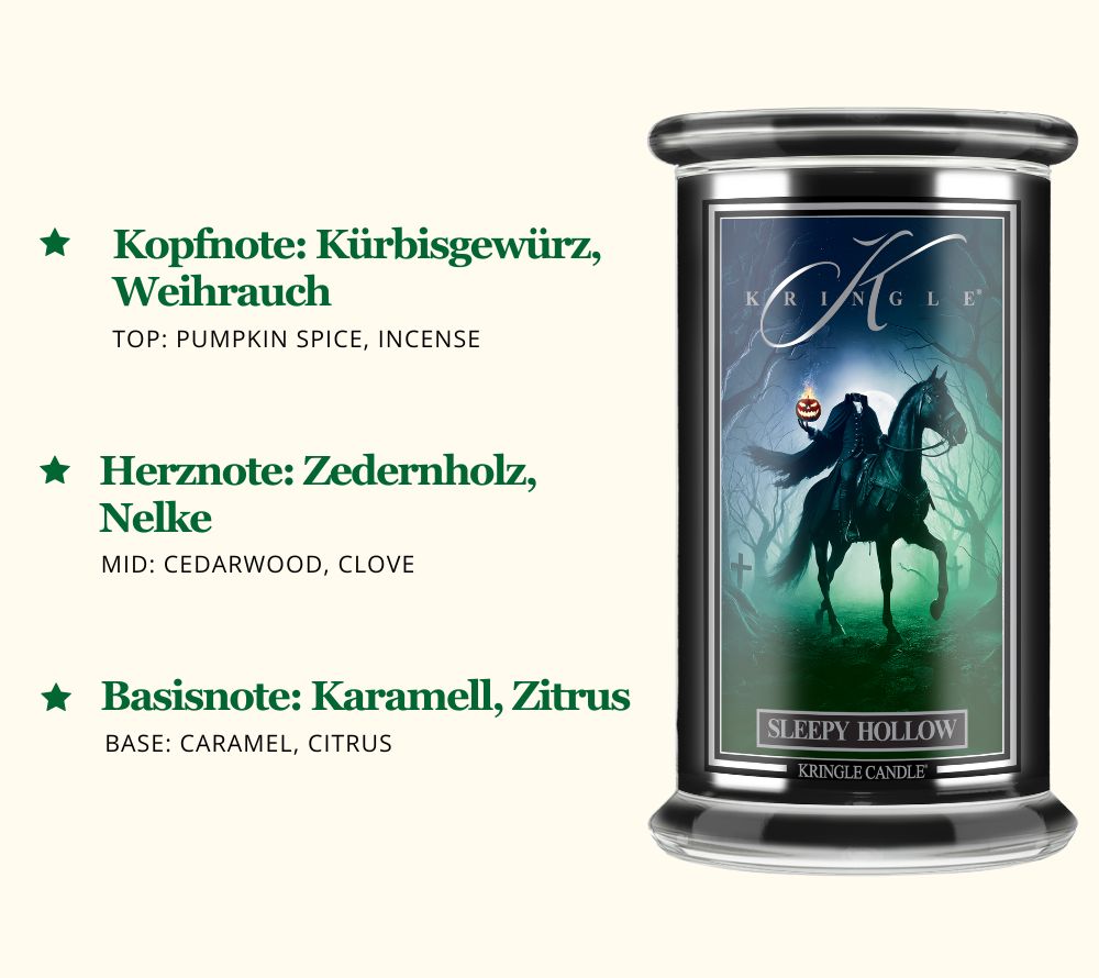 Halloween Duftkerze | Kürbisgewürz & rauchigen Weihrauch | Zedernholz & Nelke | Karamell & spritziger Hauch von Zitrus | Europaweiter Versand | Jetzt bestellen!