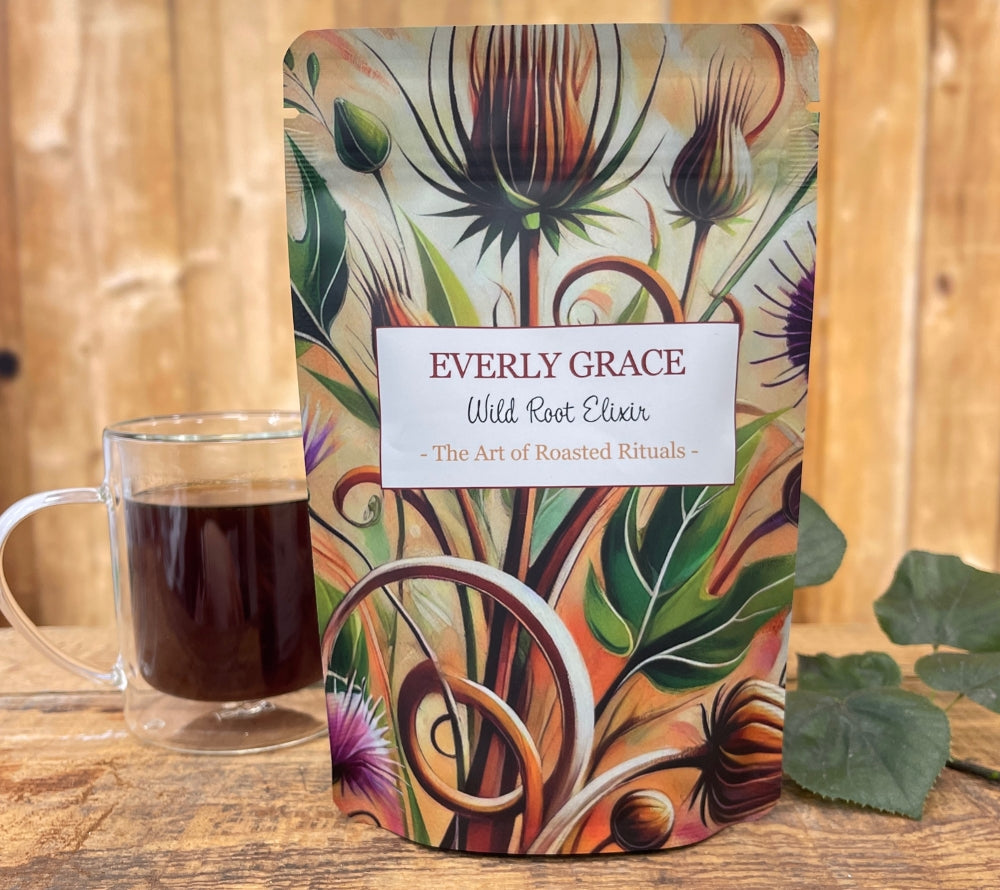 Geröstete Klettenwurzeln | Kaffee-Alternative | 100 % natürliche Zutaten – vegan, koffeinfrei & ohne Zusätze | Europaweiter Versand | Jetzt bestellen!
