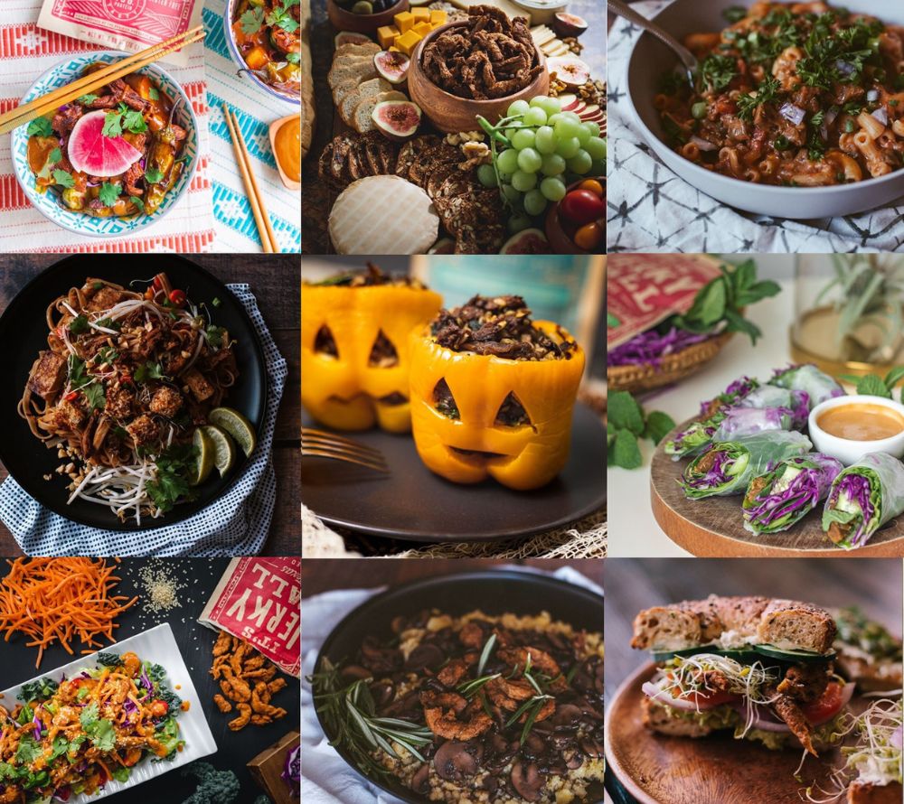 Vegan Bacon Bits – herzhaft, rauchig & proteinreich. Glutenfreier Snack mit 22 g Protein, perfekt als Topping oder pur.