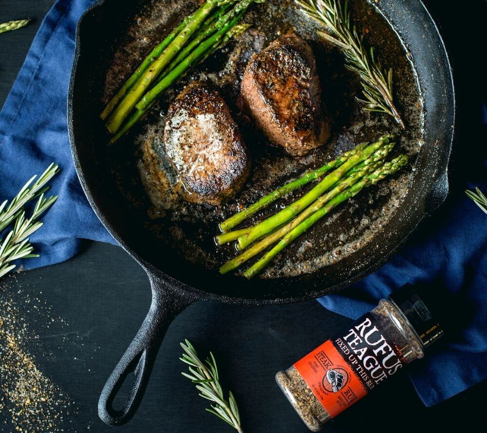 Steak Rub 6.2 oz. von Rufus Teague kaufen | Herzhaft mit einer Kaffee-Unternote | Ideal zu Steak, Burger und gegrilltem Gemüse