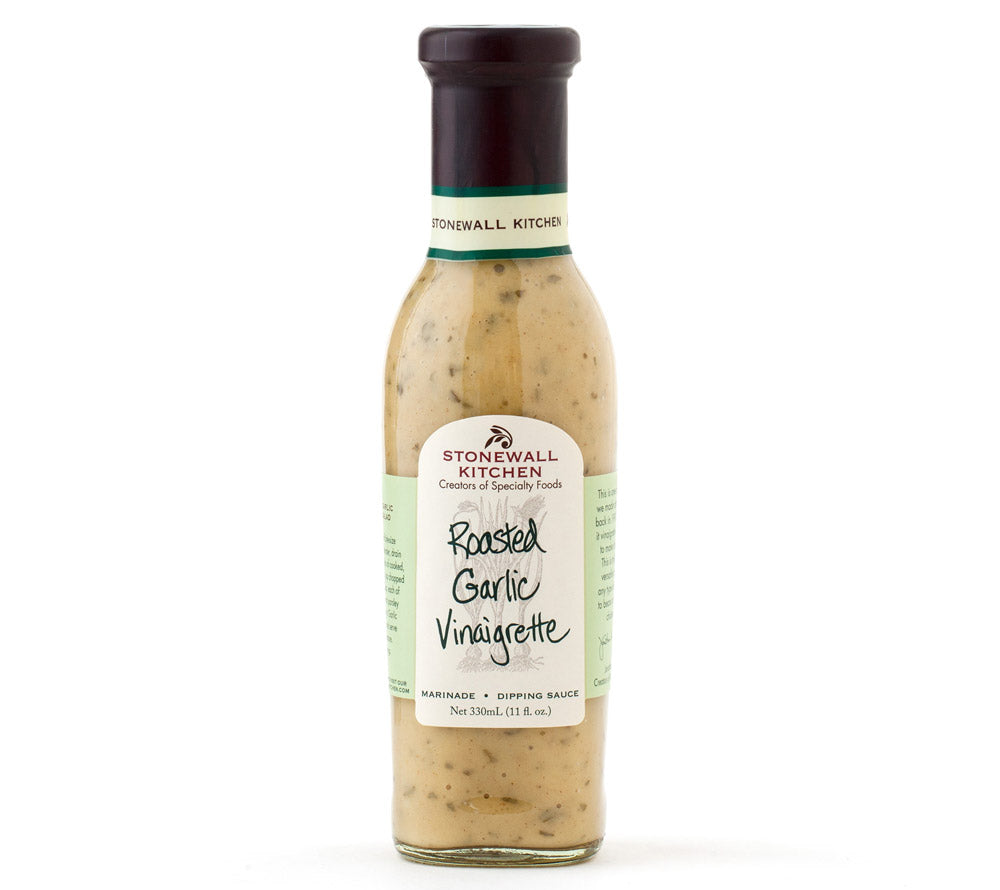 Roasted Garlic Vinaigrette von Stonewall Kitchen kaufen | Intensiver Knoblauchgeschmack | Vielseitig einsetzbar für Salate und Marinaden