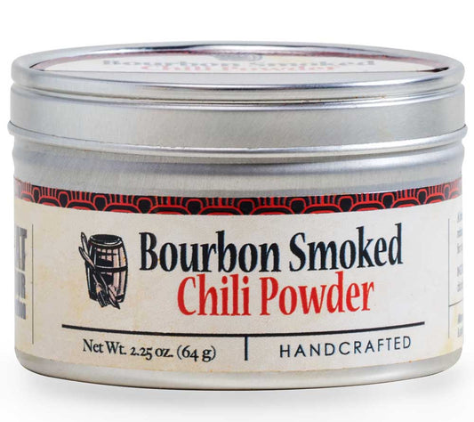 Bourbon Smoked Chili Powder von Bourbon Barrel Foods kaufen | Rauchiges Aroma durch Räucherverfahren | Ideal für Liebhaber von würzigem Essen