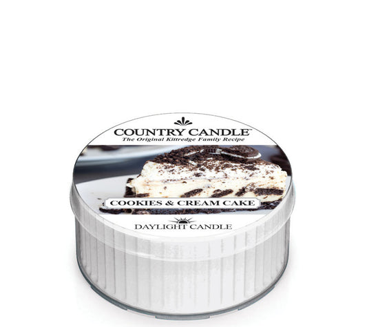 Country Daylight Cookies & Cream Cake von Country Candle kaufen | Duft: Süß, Vanille, Schokolade, Karamell | Brenndauer: 12 Stunden