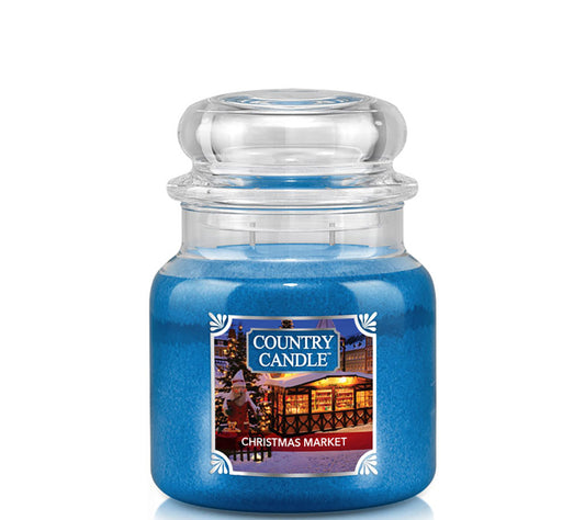 Country Jar Medium Christmas Market von Country Candle kaufen | Duft: Festlich, würzig, süß, zitrus, stimmungsvoll | Brenndauer: 65-90 Stunden
