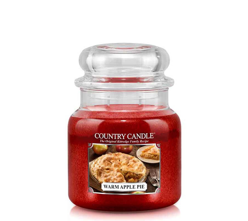 Country Jar Medium Warm Apple Pie von Country Candle kaufen | Duft: süß, würzig, warm, köstlich, authentisch | Brenndauer: 100-150 Stunden
