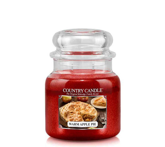 Country Jar Medium Warm Apple Pie von Country Candle kaufen | Duft: süß, würzig, warm, köstlich, authentisch | Brenndauer: 100-150 Stunden