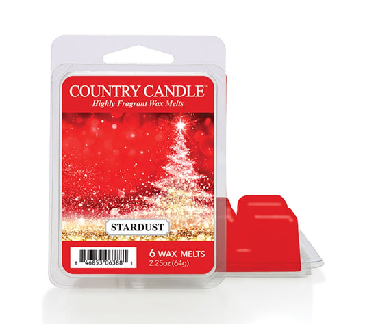 Country Wax Melts 6 pcs Stardust von Country Candle kaufen | Duft: Zitrone, Muskat, Orchidee, Jasmin | Mehrmals schmelzbar