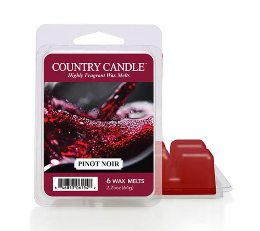 Country Wax Melts 6 pcs Pinot Noir von Country Candle kaufen | Duft: Fruchtig, warm, holzig, lieblich, tief | Mehrmals schmelzbar