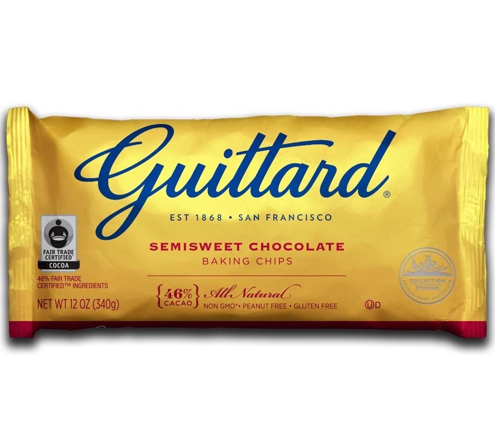 Semi Sweet Chocolate Chips von Guittard Chocolate Company kaufen | Intensives Schokoladenaroma mit Vanille | Perfekt zum Backen von Kuchen