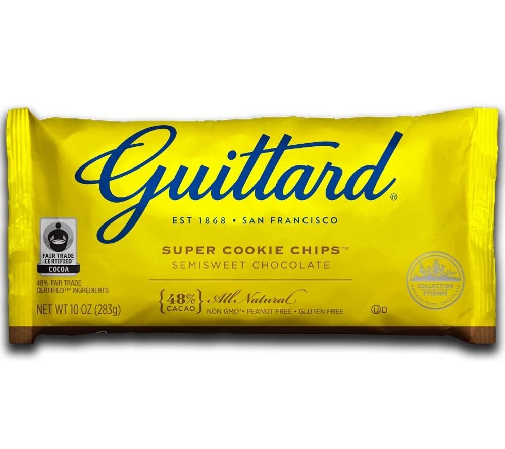 Super Cookie Chocolate Chips von Guittard Chocolate Company kaufen | Intensives Schokoladenaroma | Perfekt zum Backen von Muffins und Kuchen
