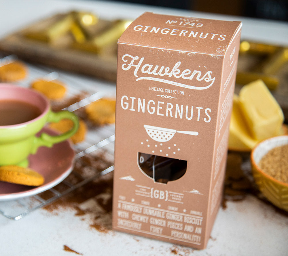 Hawkens Gingernuts von Hawkens Gingerbread kaufen | scharf, feurig, würzig | Ideal als Snack oder als Geschenk