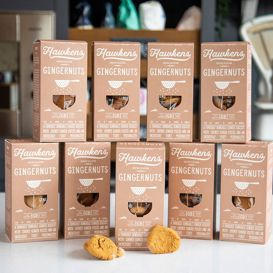 Hawkens Gingernuts von Hawkens Gingerbread kaufen | scharf, feurig, würzig | Ideal als Snack oder als Geschenk