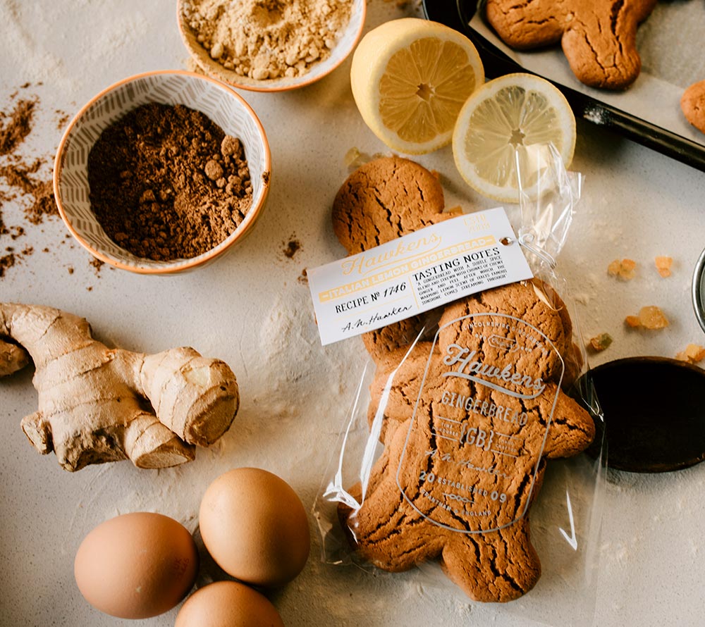 Hawkens Italian Lemon Gingerbread Men von Hawkens Gingerbread kaufen | zitronig, würzig, erfrischend | Ideal als Snack oder als Geschenk