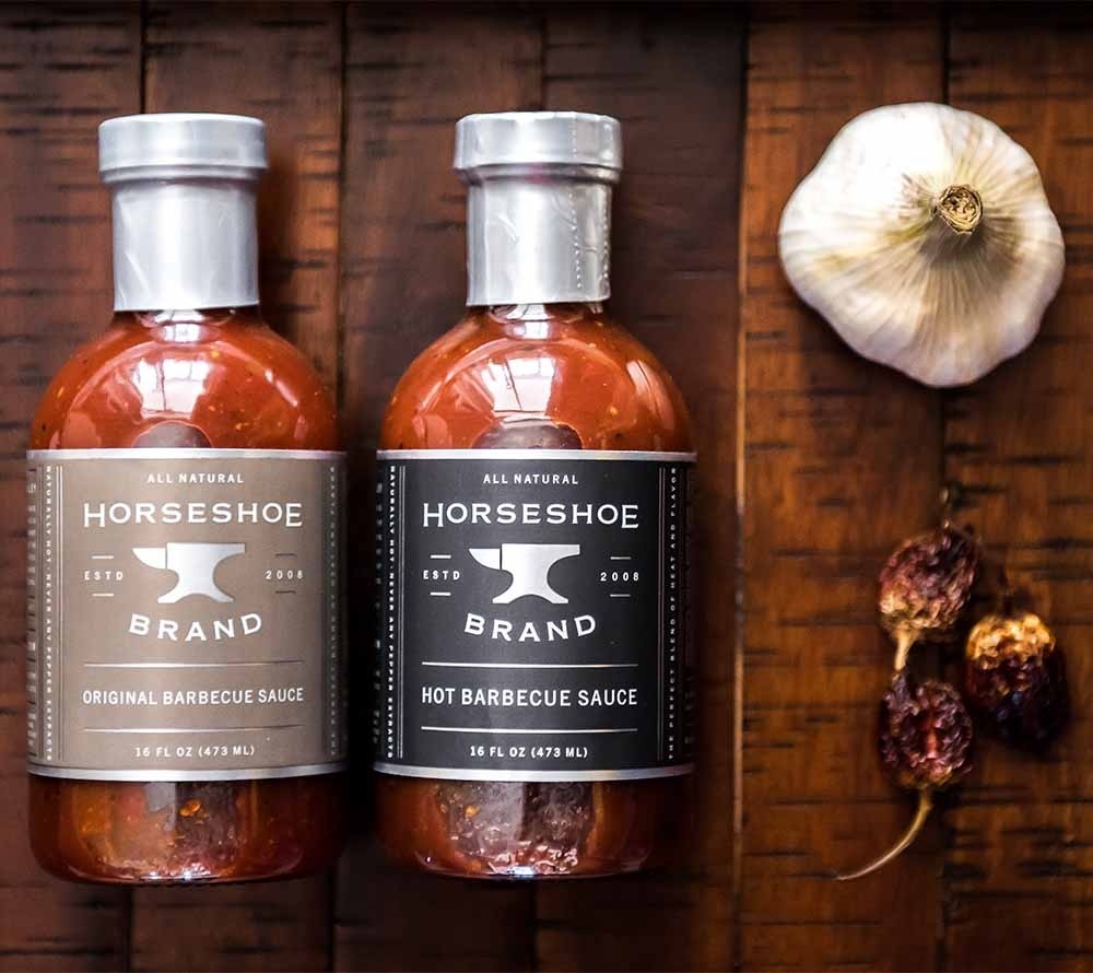 Barbecue Sauce Hot von Horseshoe Brand kaufen | Scharf, rauchig, intensiv | Ideal zum Marinieren, Dippen und Grillen