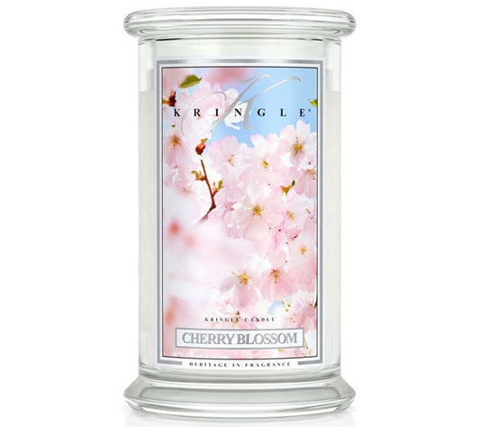Kringle Jar Large Cherry Blossom von Kringle Candle kaufen | Duft: Blumig-süße Kirschblüten | Brenndauer: 100 Stunden
