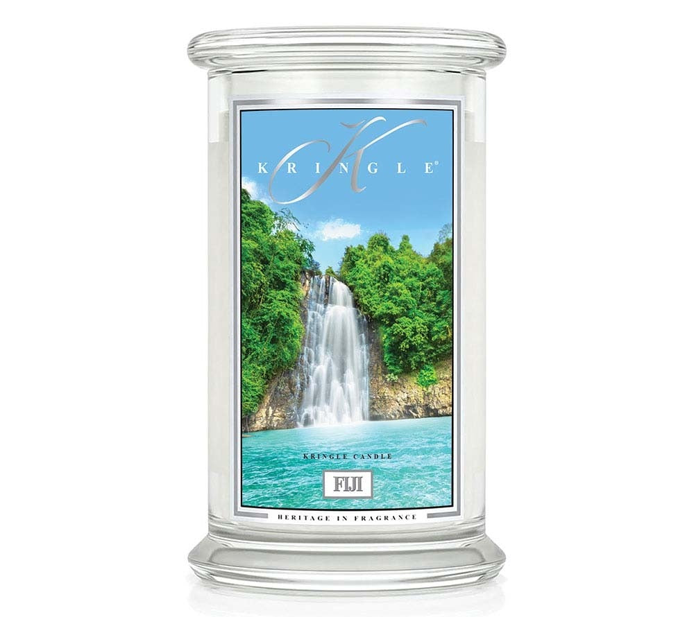 Kringle Jar Large Fiji von Kringle Candle kaufen | Duft: Wasserorchidee, grüne Kokosnüsse, Vanille | Brenndauer: 100 Stunden