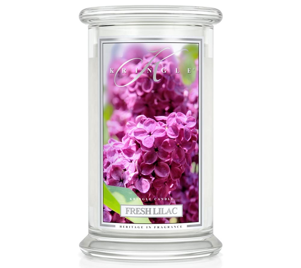 Kringle Jar Large Fresh Lilac von Kringle Candle kaufen | Duft: Fruchtig, blumig, holzig, herb, süß | Brenndauer: 100 Stunden