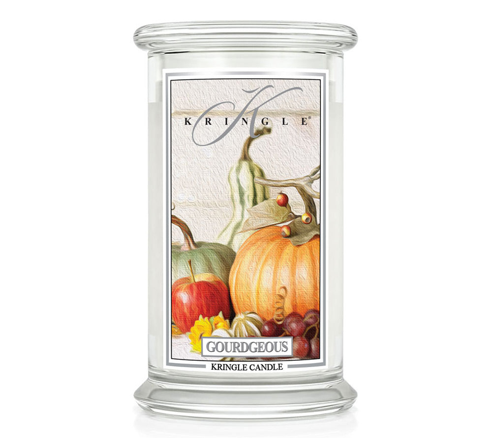Kringle Jar Large Gourdgeous von Kringle Candle kaufen | Duft: Zimtig, süß, Vanille, Zirus | Brenndauer: 100 Stunden