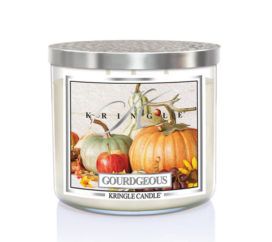 14.5oz Soy Jar Gourdgeous von Kringle Candle kaufen | Duft: Zimtig, süß, Vanille, Zirus | Brenndauer: 45 Stunden