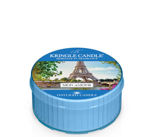Kringle Daylight Mon Amour von Kringle Candle kaufen | Duft: Blumig, süß, Vanille, Karamell, Sandelholz | Brenndauer: 12 Stunden