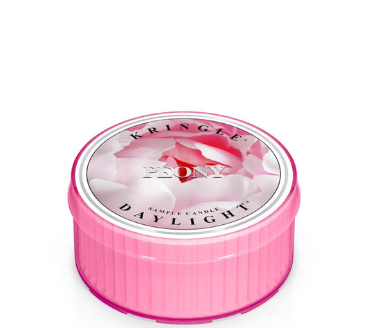 Kringle Daylight Peony von Kringle Candle kaufen | Duft: Rosen, Jasmin, Geranien, Maiglöckchen, Pfingstrose | Brenndauer: 12 Stunden