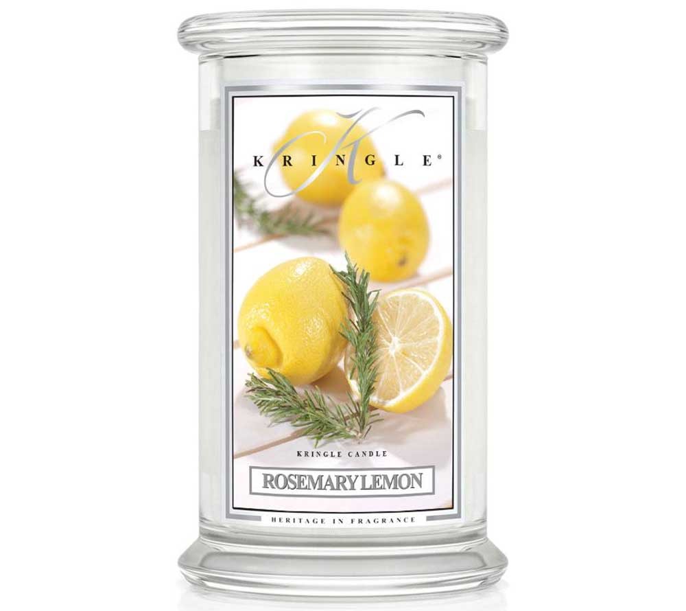 Kringle Jar Large Rosemary Lemon von Kringle Candle kaufen | Duft: Erfrischend, vielseitig einsetzbar. | Brenndauer: 100 Stunden