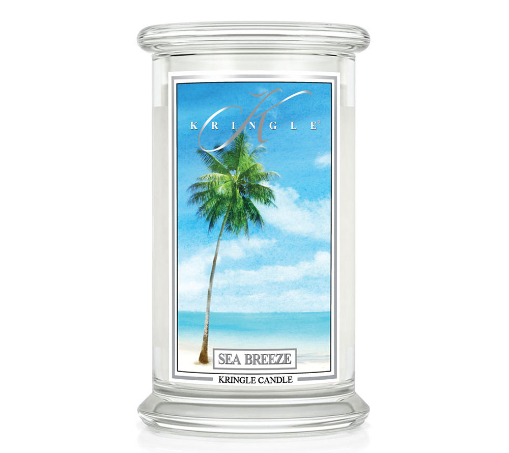 Kringle Jar Large Sea Breeze von Kringle Candle kaufen | Duft: Frisch, fruchtig, Kokos, Amber | Brenndauer: 100 Stunden